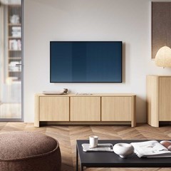 TV Unit 3 Doors – Oak