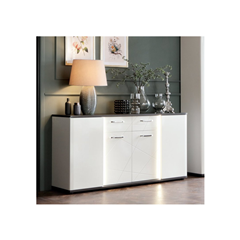 Chest Of Drawers 4D2s – White & Black