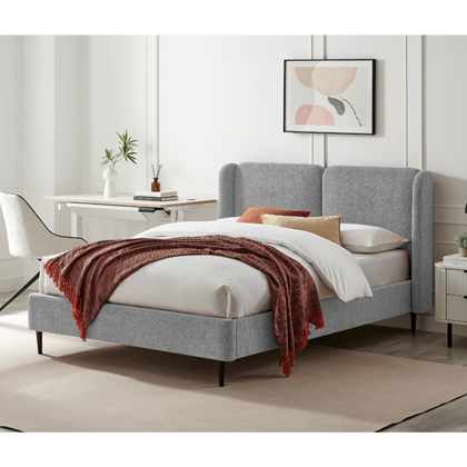 Upholstery Bed 160x200cm - Grey