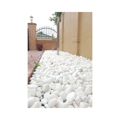 Pebbles Finely Polished 20 kg Bag – White, 2–4 cm