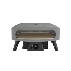 L-Shaped Outdoor Kitchen Set with Gas Plancha, Infrared Grill & Pizza Oven