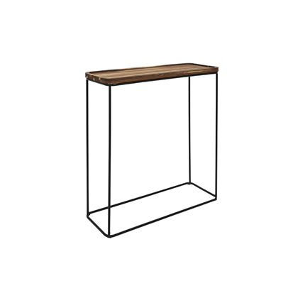 Console Table Marron Noir
