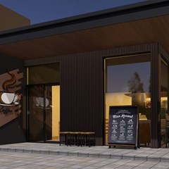 Exterior WPC Wall Panel - Rose Wood
