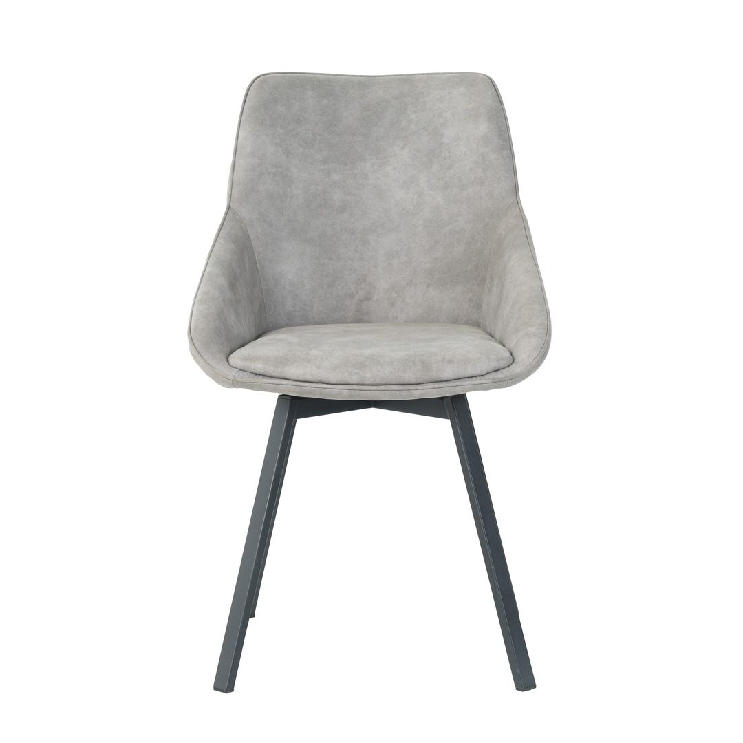 Dining Chair Microfiber - Light Grey