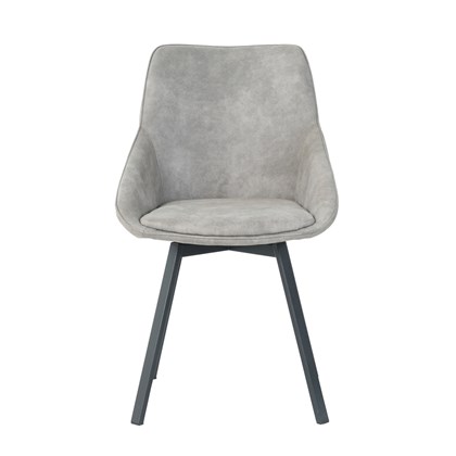 Dining Chair Microfiber - Light Grey