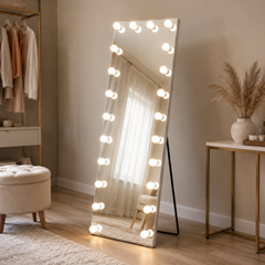 LED Dressing Mirror with White Light 150x50cm