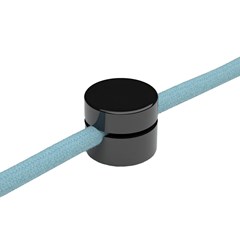Wall Mounting Universal Fairlead for Fabric Cables Black X1