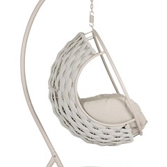Hang Armchair With Cushion - Beige & Light Grey
