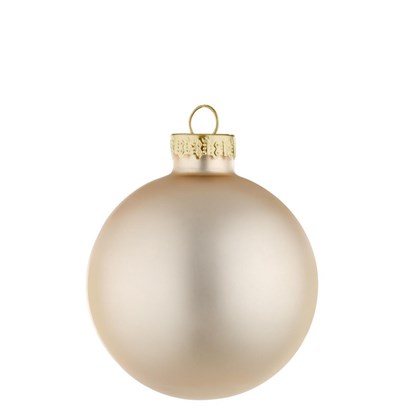 Bauble Champagne Opaque  D60