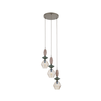 Zen Pendant Lamp – Brown & Cognac