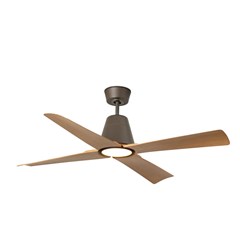 LED Ceiling Fan M - Brown & Wood