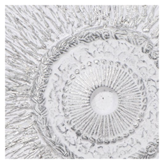 Silver Circle Acryl Painting 100X100