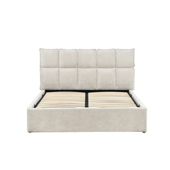 Bedroom Set 160x200 – Cream & Walnut
