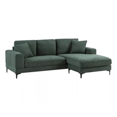 Reversible Sectional Sofa – Dark Green