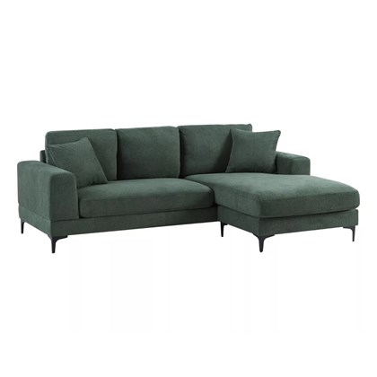 Reversible Sectional Sofa – Dark Green