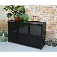 Black Steel Sideboard