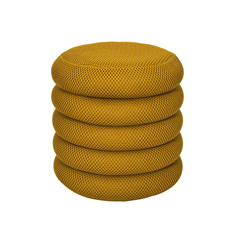 Storage Pouffe Atom – Yellow