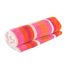 Beach Towel - Velour Pink - 70X140cm
