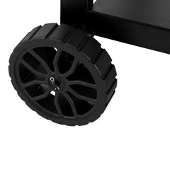 3 Burner Black Gas Grill Black