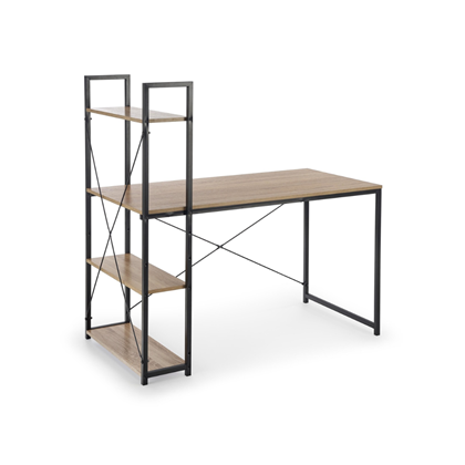 Desk – Black & Sonoma Oak