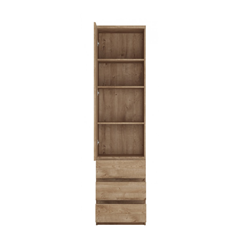 Linen Cabinet 1Door 3Shelves – Ribbeck Oak Gold