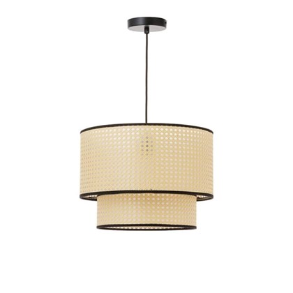 Rattan Dual Layer Pendant Lamp