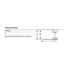 Ceiling Fan L - Black