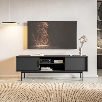 Viva TV Unit Black 154cm