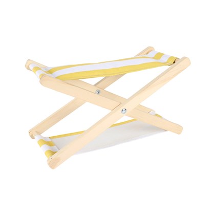 Beach Headrest Yellow Stripes