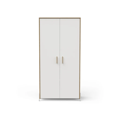 White 2 Door Wardrobe