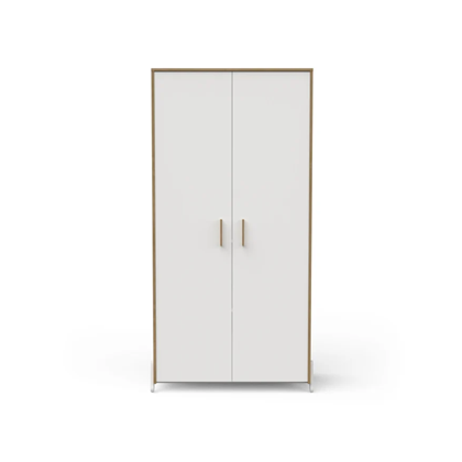 White 2 Door Wardrobe