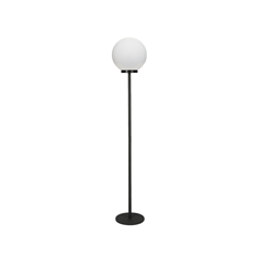 Outdoor Floor Lamp Smoke – White & Black