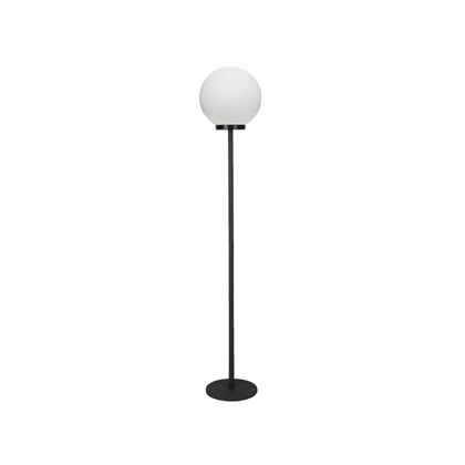 Outdoor Floor Lamp Smoke – White & Black