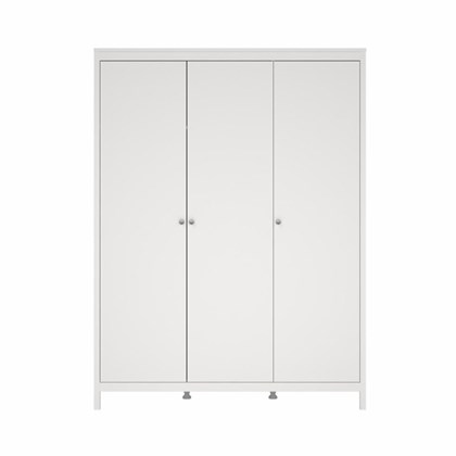 Wardrobe Madrid 3 Doors - White