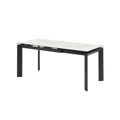 Dining Table EXT 120-170x80x76cm - Ceramic White