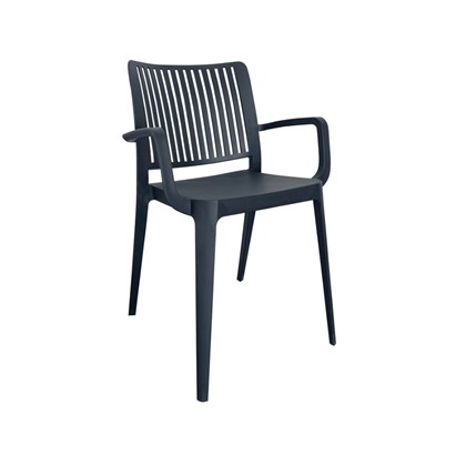 Chair Anthracite with Armrest