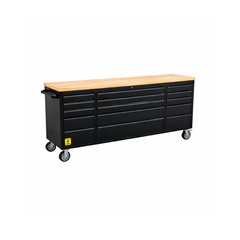 72 Black Tool Chest Black Powder Coating
