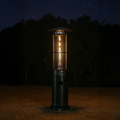 Round Patio Heater – Matt Black