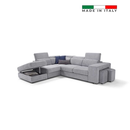 L-Shaped Sofa Bed 2-Seater With Corner Left - R22