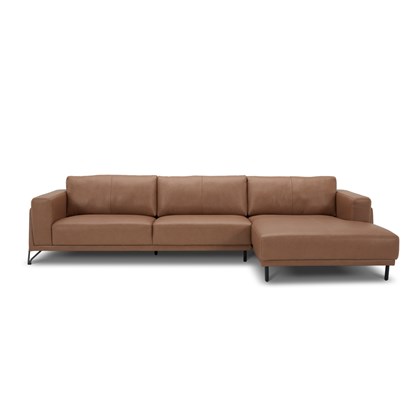 Sofa 2-Seater with CHL Right 3.5 - Brown