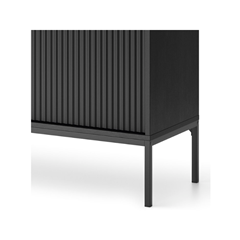 TV Unit 2 Doors 1 Drawer – Black