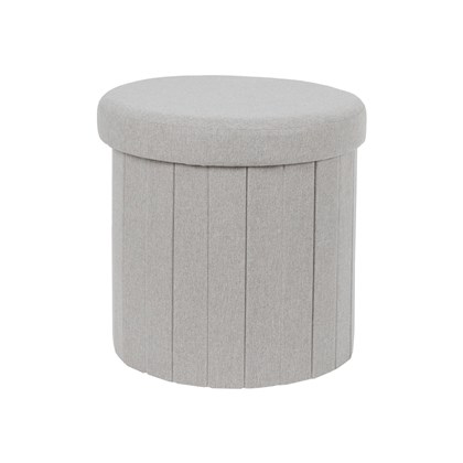 Foot stool Box Foldable Grey Pills