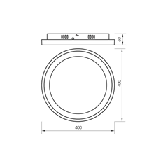 Alexa-C LED Lighting Fixture – White