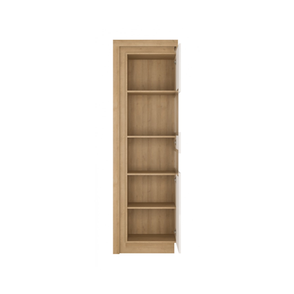 High Display Cabinet 1 Door – Riviera Oak Light (Right Hand)