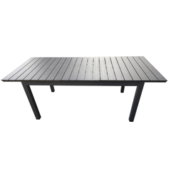 Dining Table Ext 160-210X90x76cm Aluminium