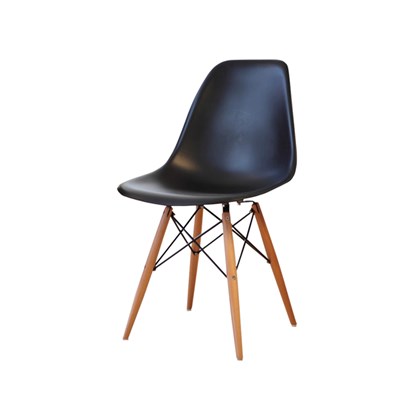 Dining Chair PP Wood - Black