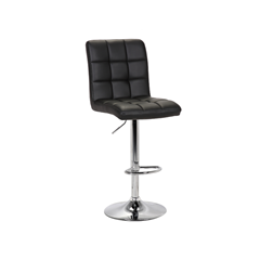 Black Barstool  W41xD46xH93-114cm Black