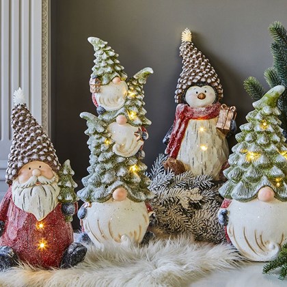 Gnome H 46 cm LED Forest Magnesium Oxide Multicolor