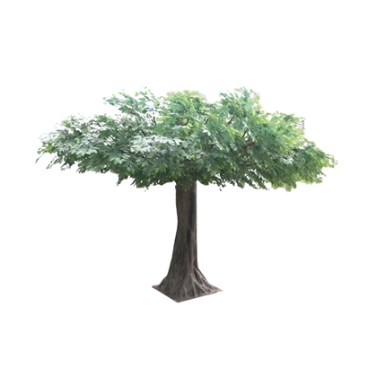 Artificial Green Ficus Tree