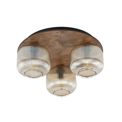 Ceiling Lamp 3xE14 - Brown